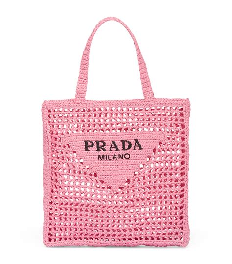 crochet bag prada